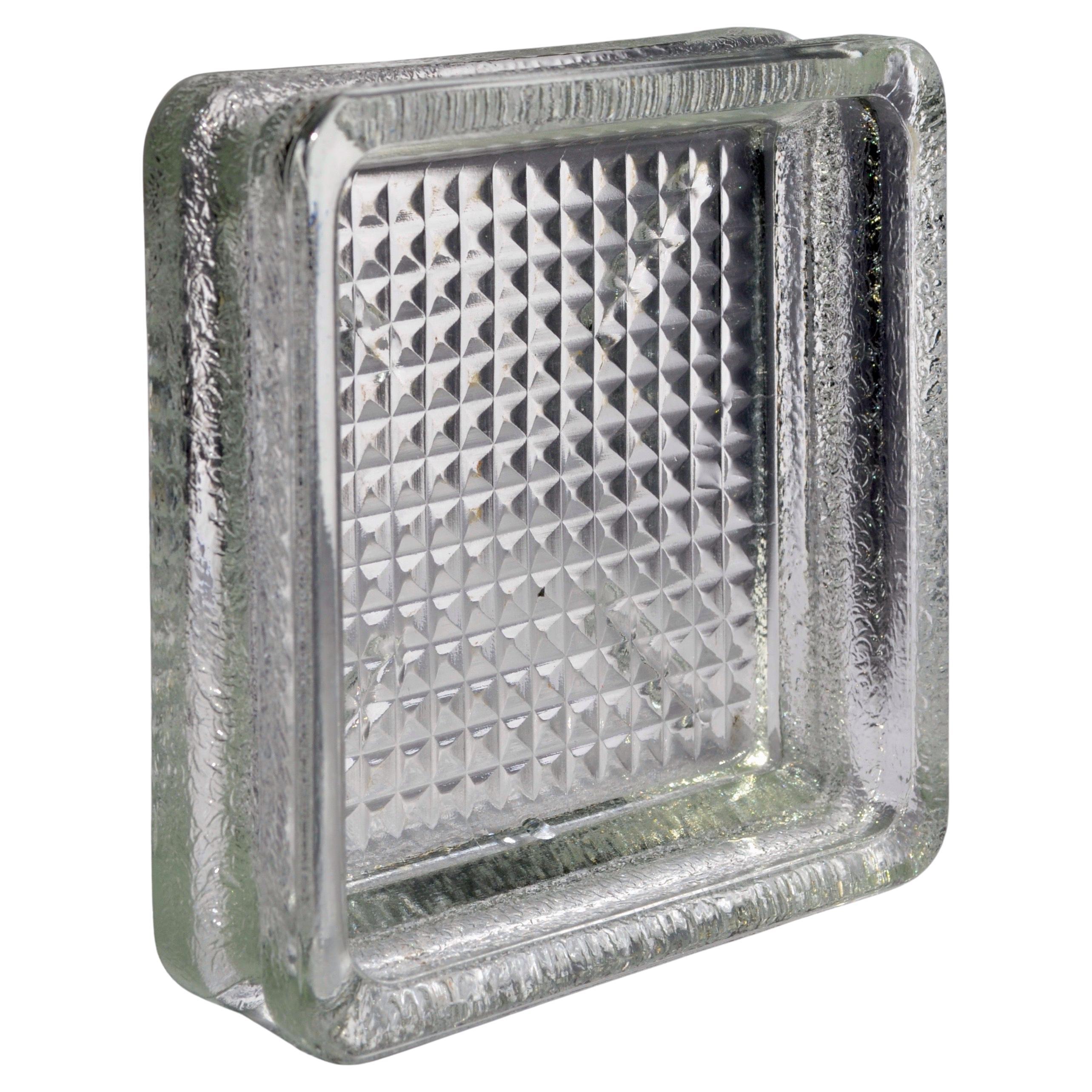 Catchall en verre, Art Deco Design, Saint-Gobain, France, circa 1928 en vente