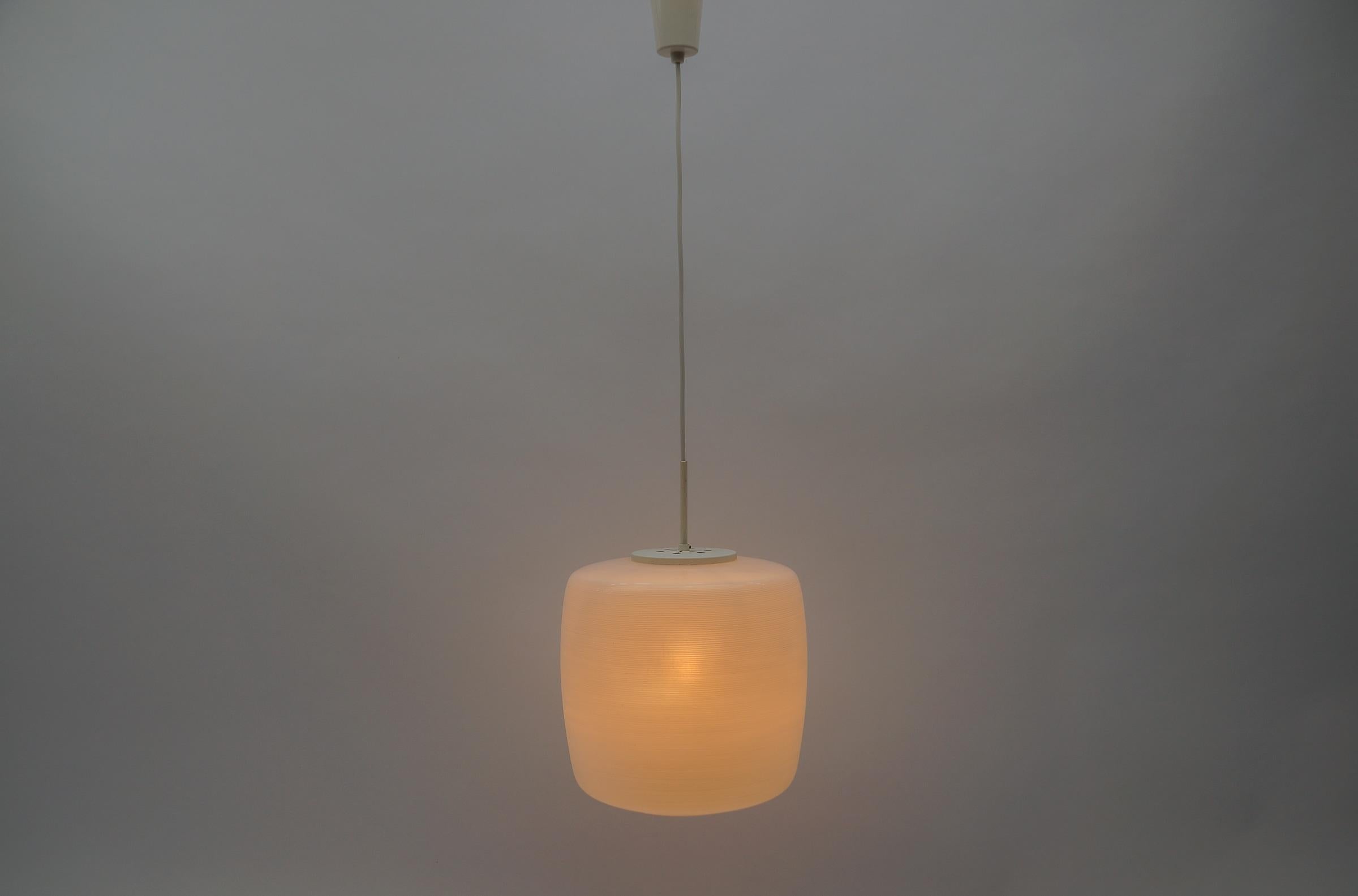Glass Ceiling Lamp by Wilhelm Wagenfeld for Peill & Putzler, 1954 In Good Condition For Sale In Nürnberg, Bayern