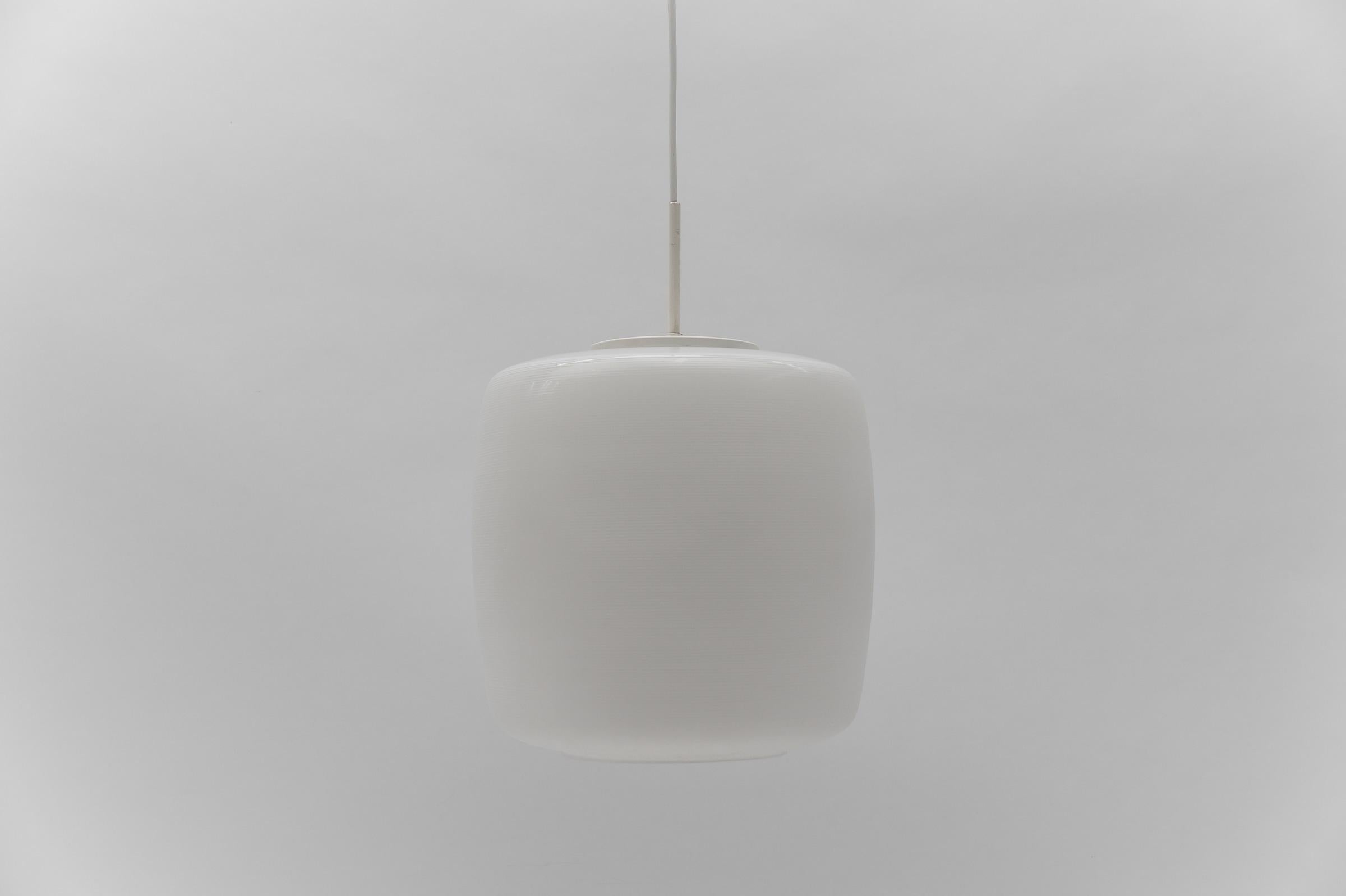 Glass Ceiling Lamp by Wilhelm Wagenfeld for Peill & Putzler, 1954 For Sale 1