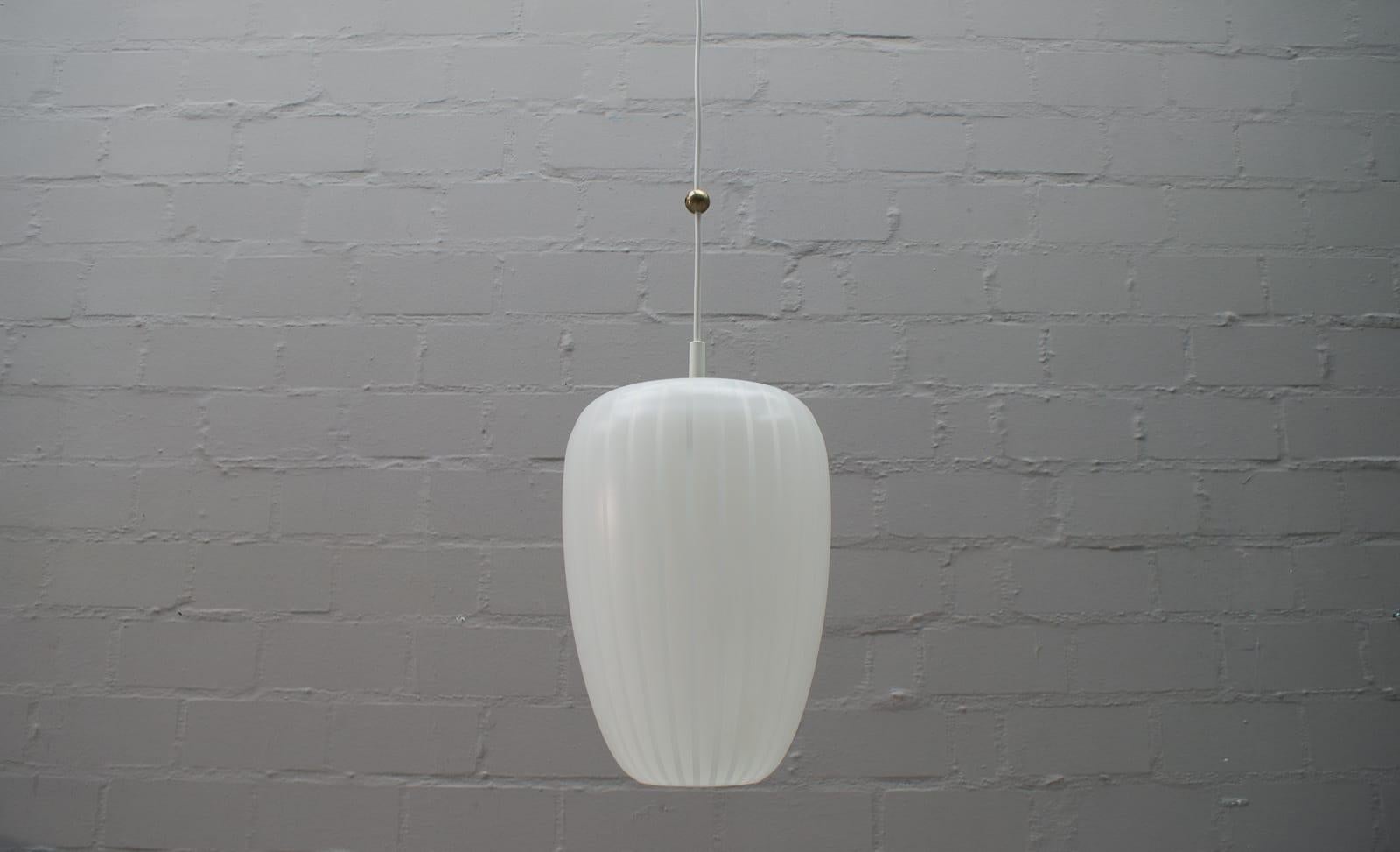 Mid-Century Modern Glass Ceiling Lamp 