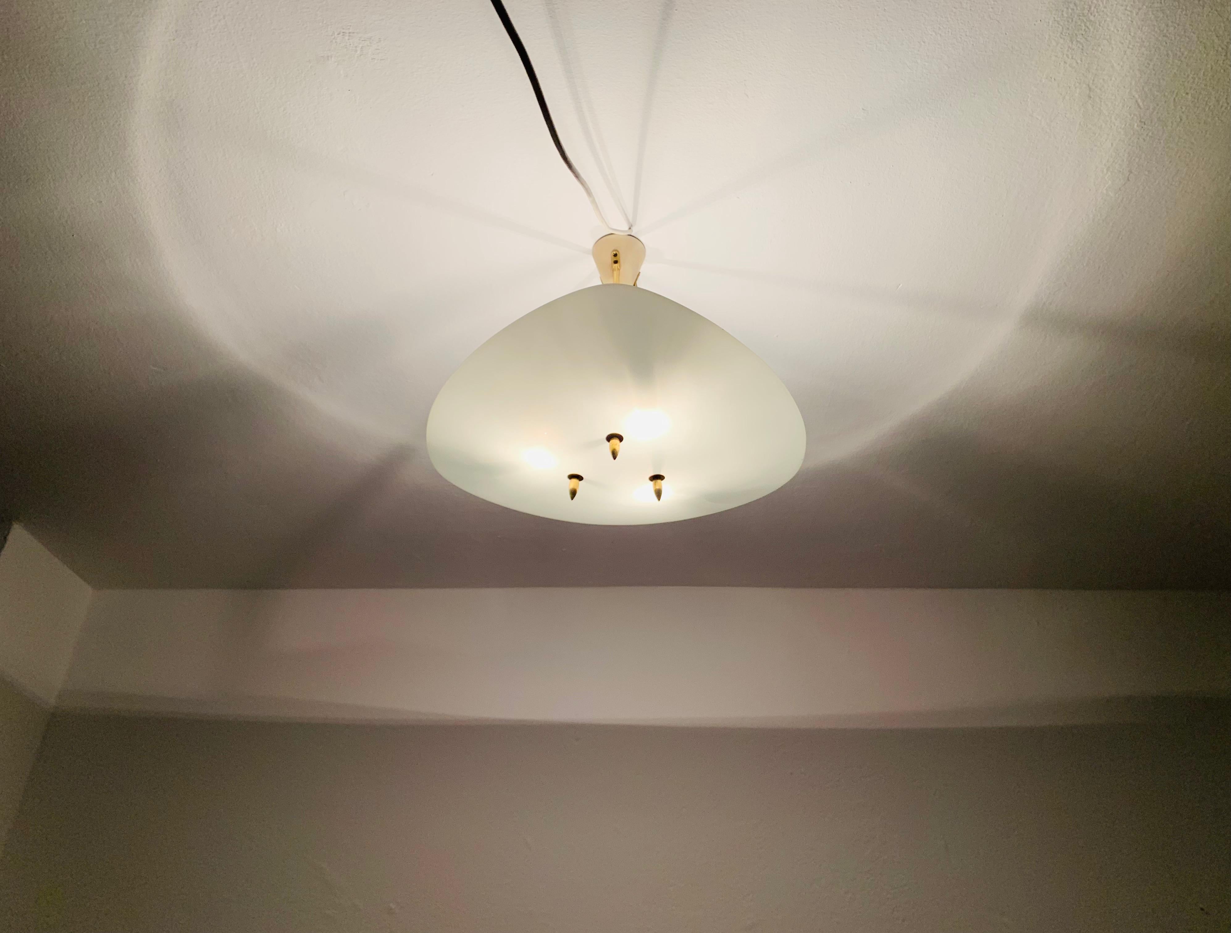 Glass Ceiling Lamp For Sale 2