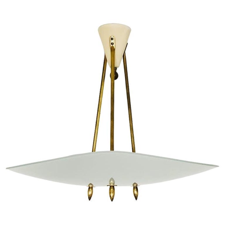 Glass Ceiling Lamp For Sale at 1stDibs