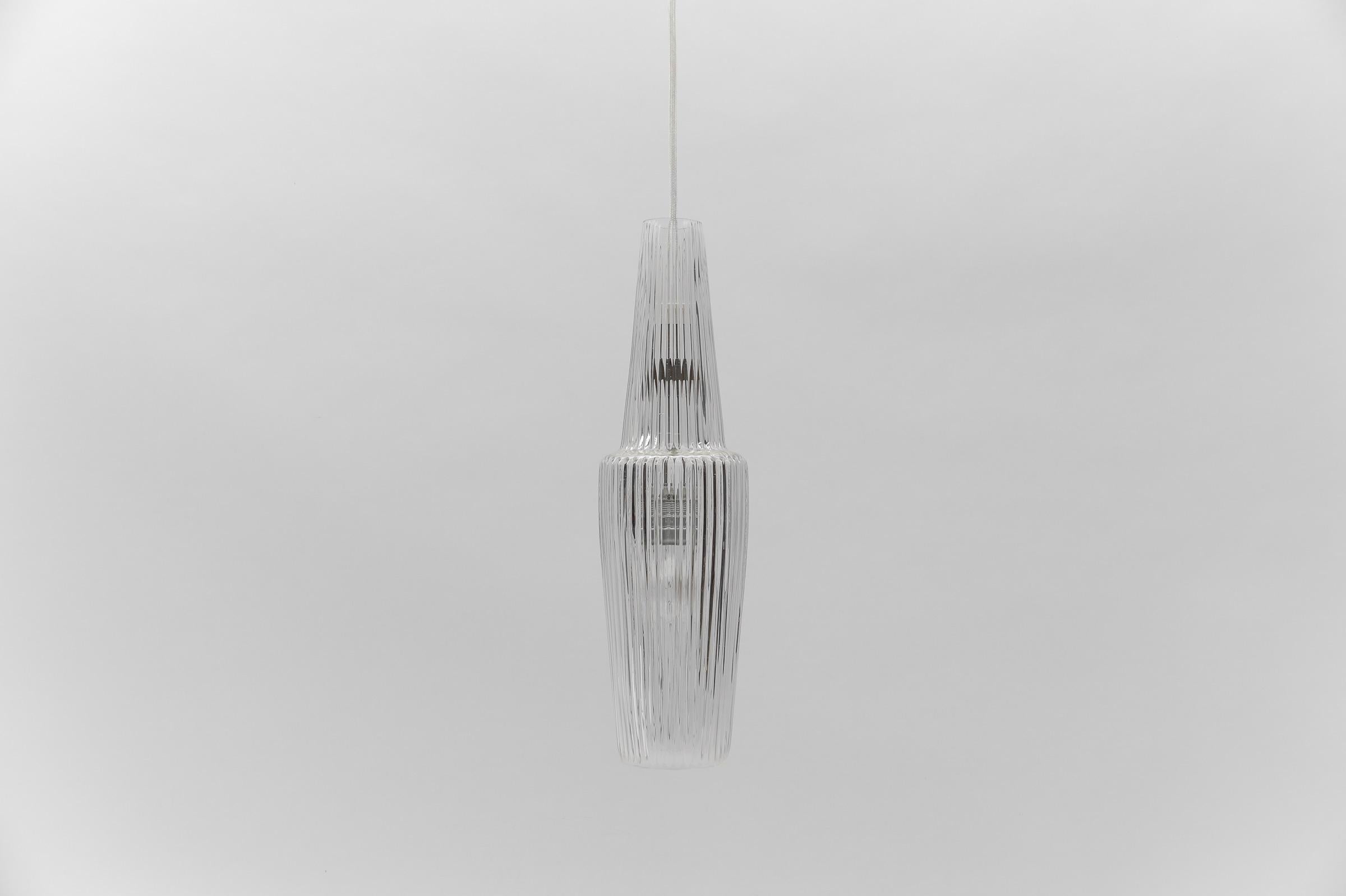 Mid-20th Century Glass Ceiling Lamp 