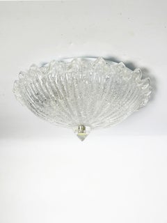 Glass Ceiling Light Fixture, France, 20th Century