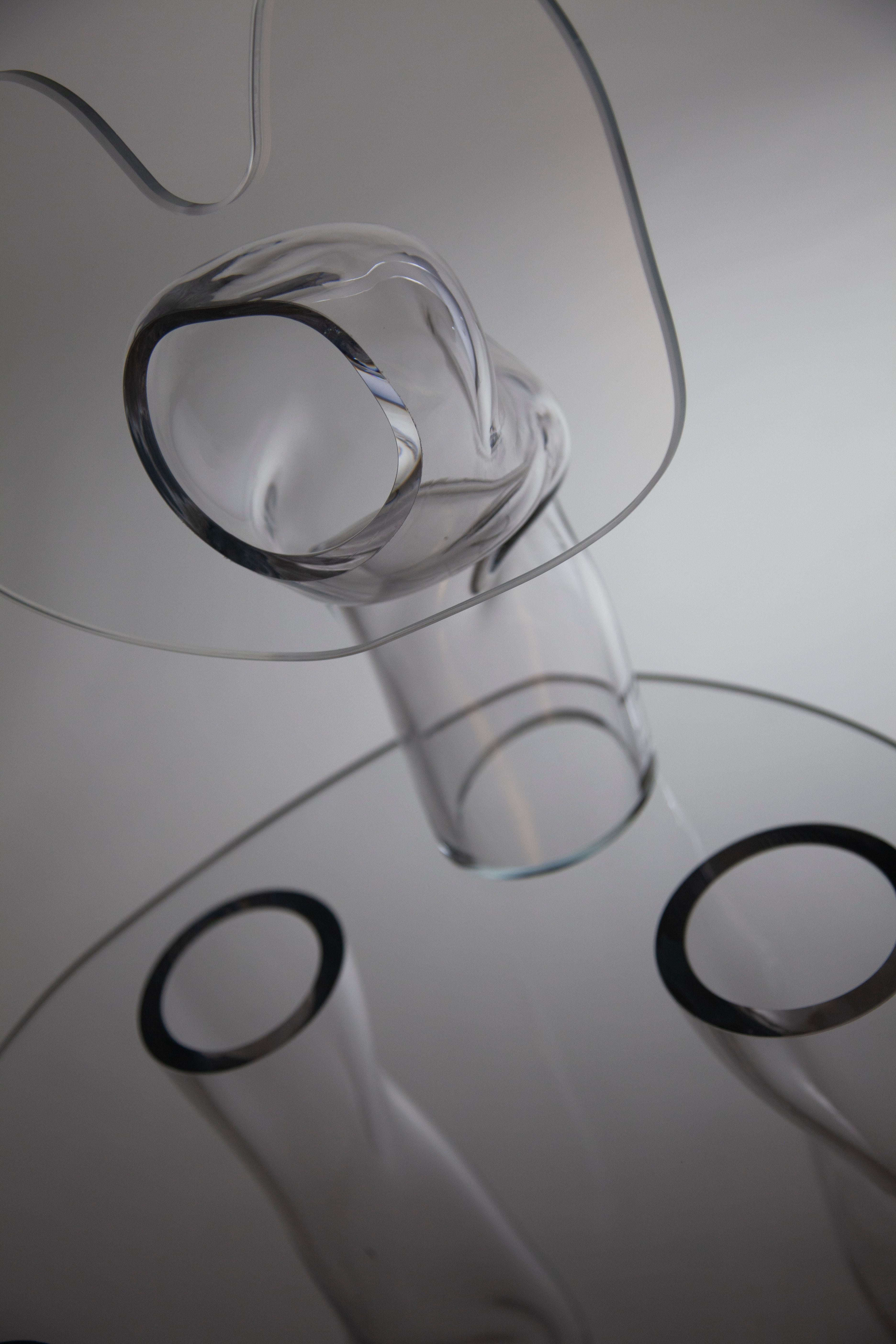 Glasstuhl aus Glas von Clara Jorisch  im Angebot 2