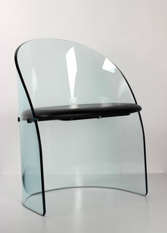 Sedia in vetro alla maniera di Louis Dierra