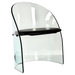 Chaise en verre à la manière de Louis Dierra