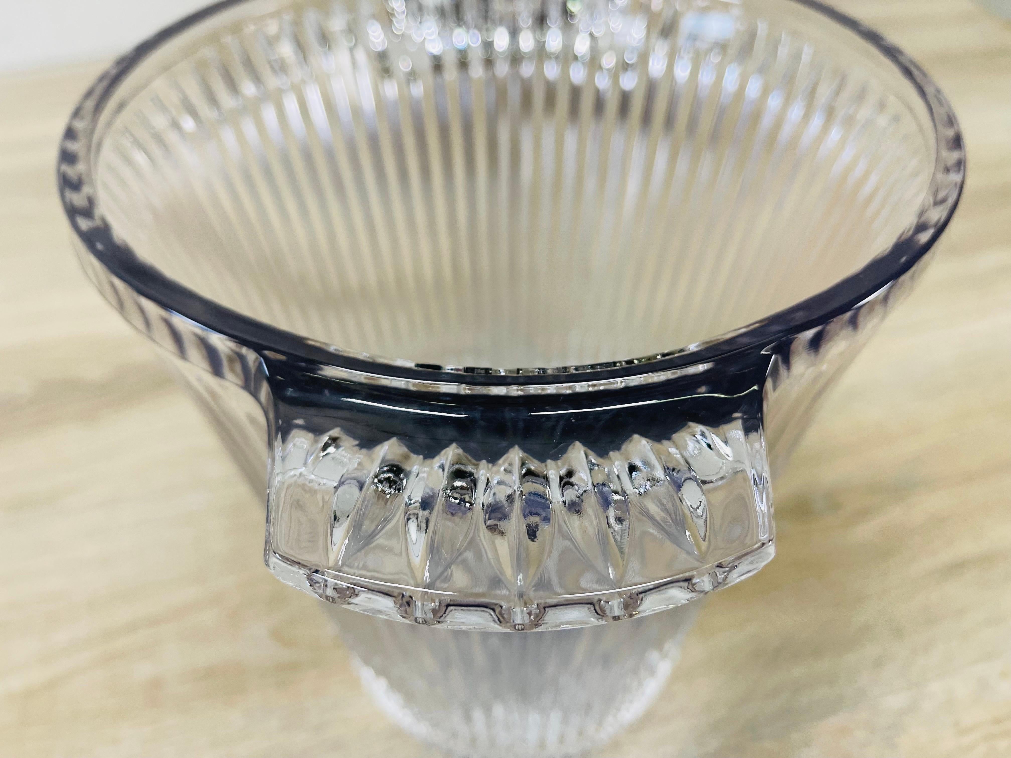 20th Century Glass Champagne Ice Bucket For Sale