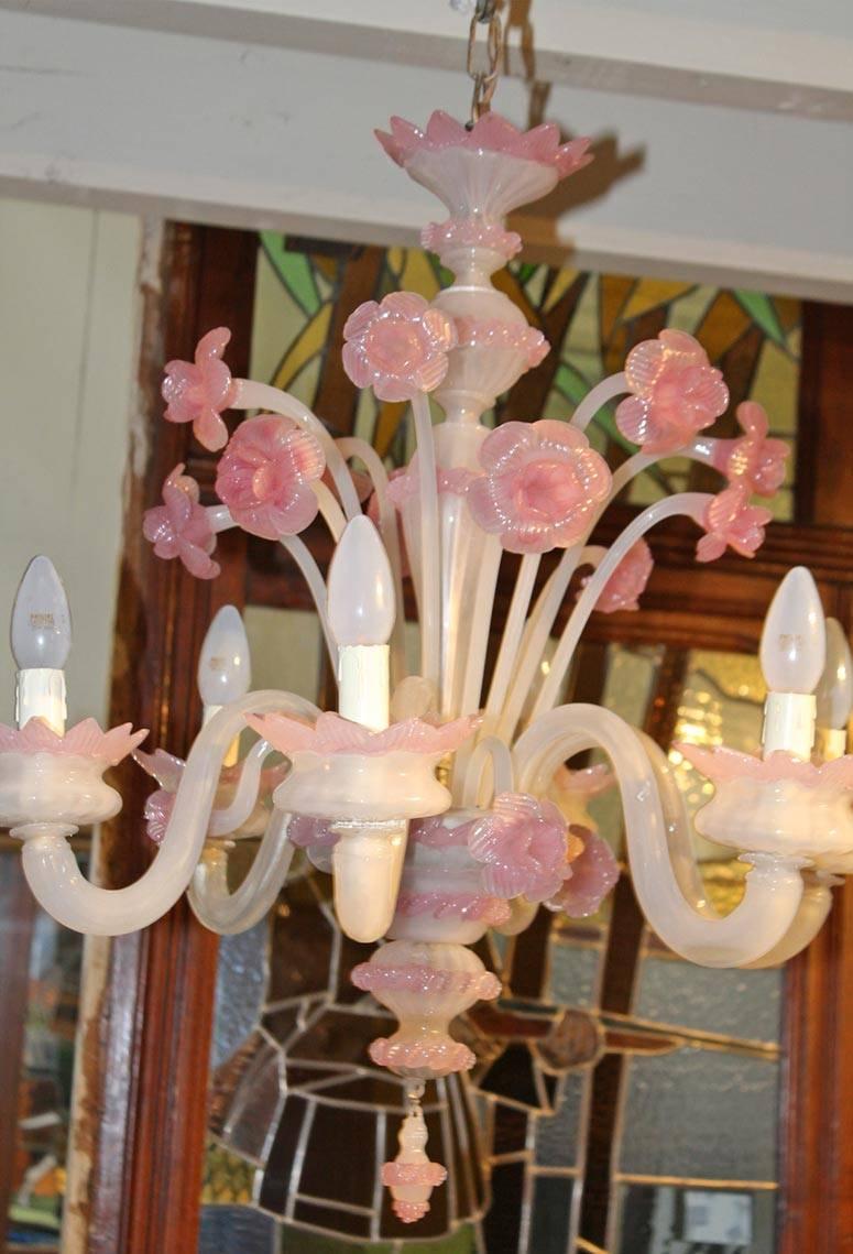 Glass Chandelier 19th Century For Sale 2