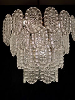 Glass chandelier 60s