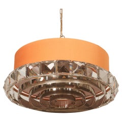 Glass Chandelier by Orrefors from the 1960s