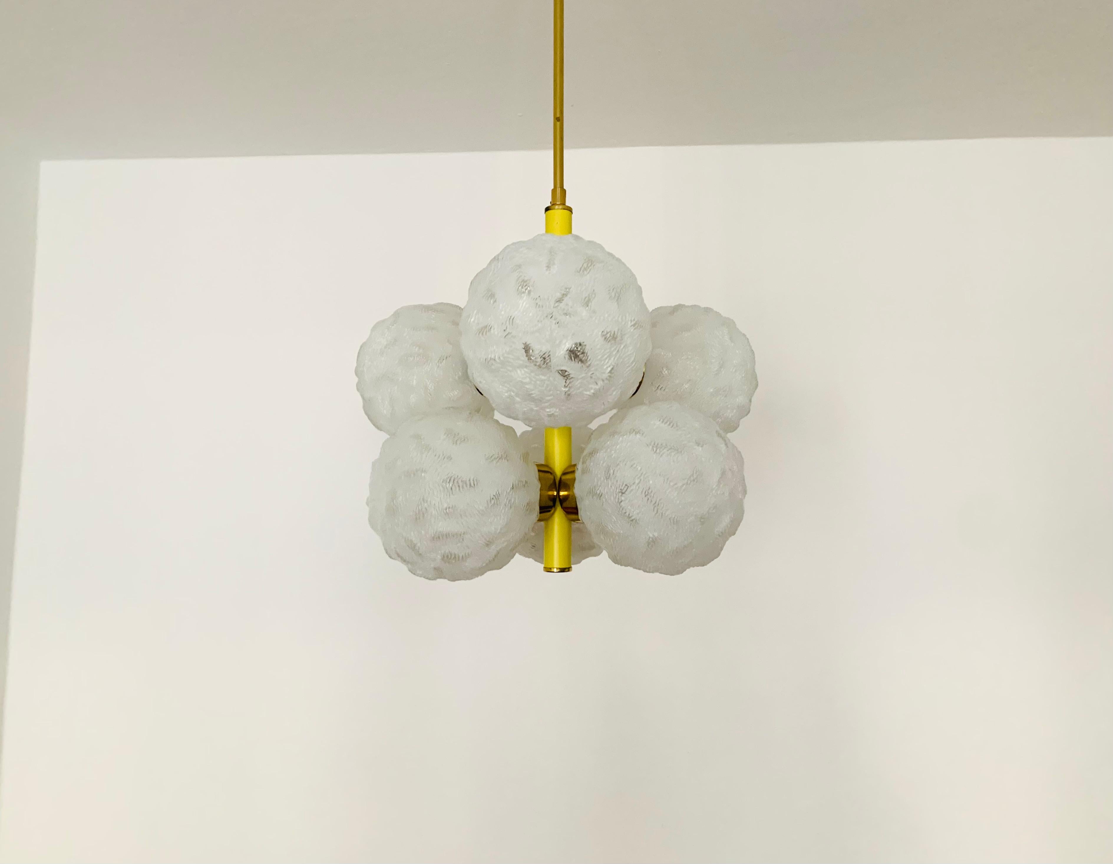 Tedesco Lampadario in vetro in vendita