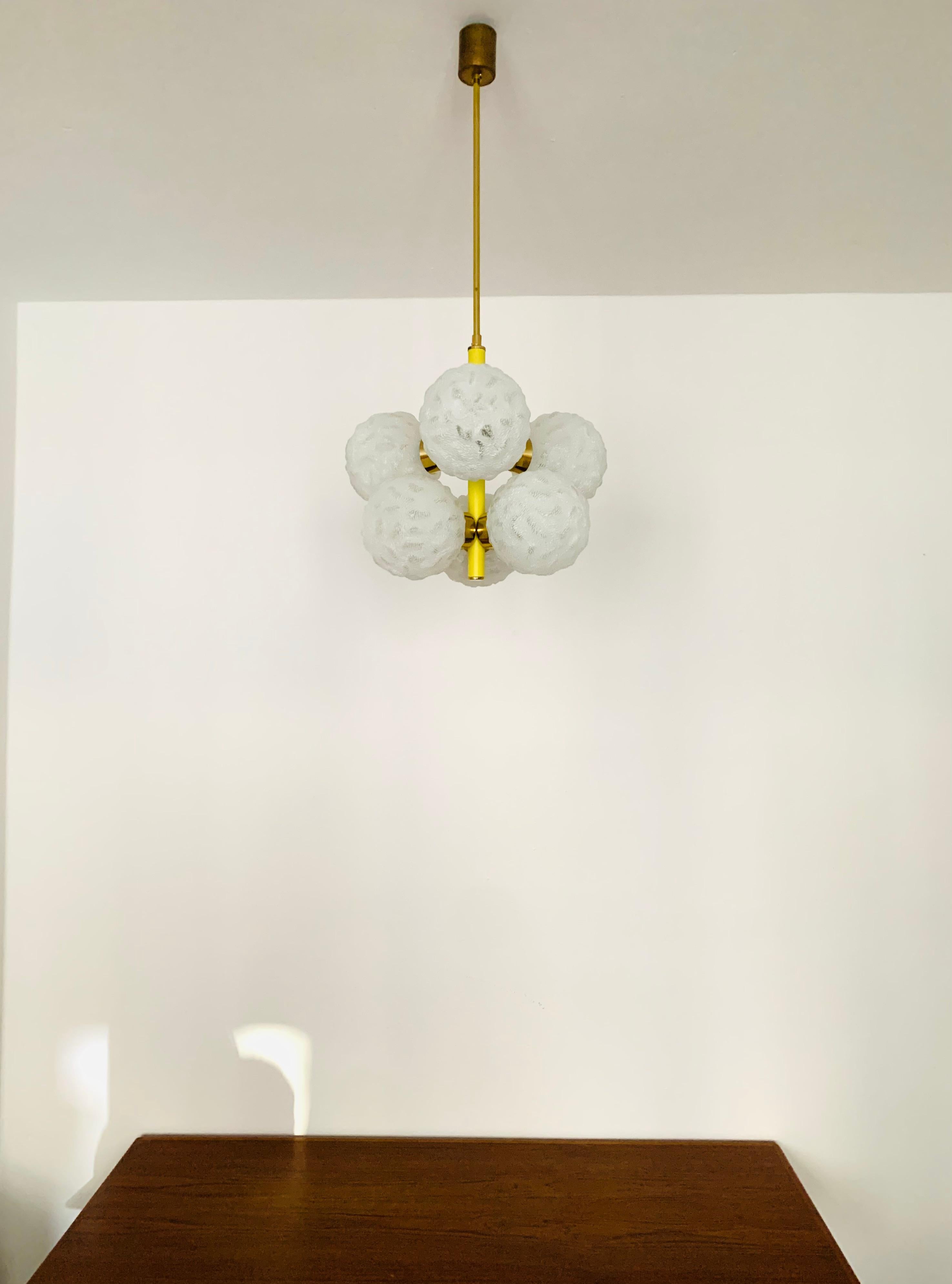 Lampadario in vetro In condizioni buone in vendita a München, DE