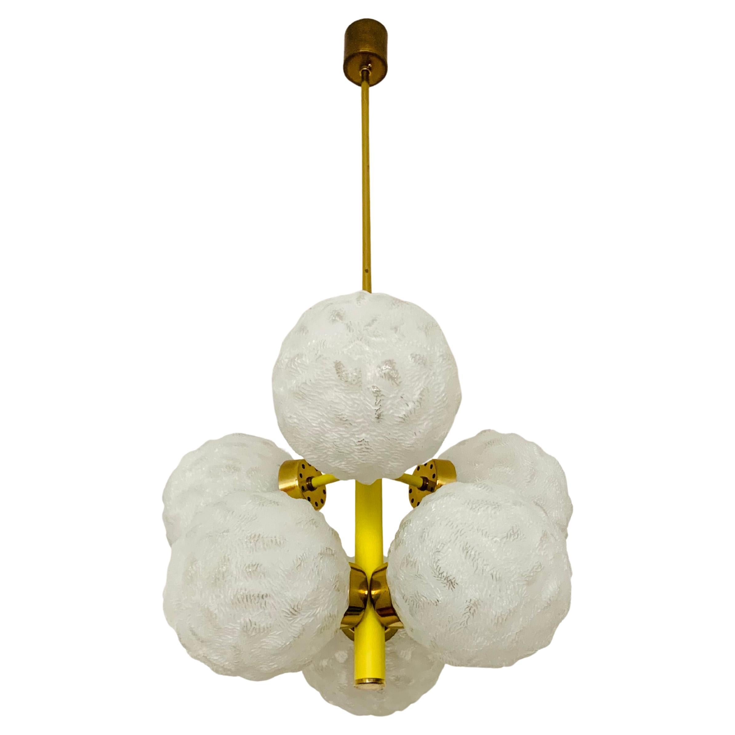 Lampadario in vetro