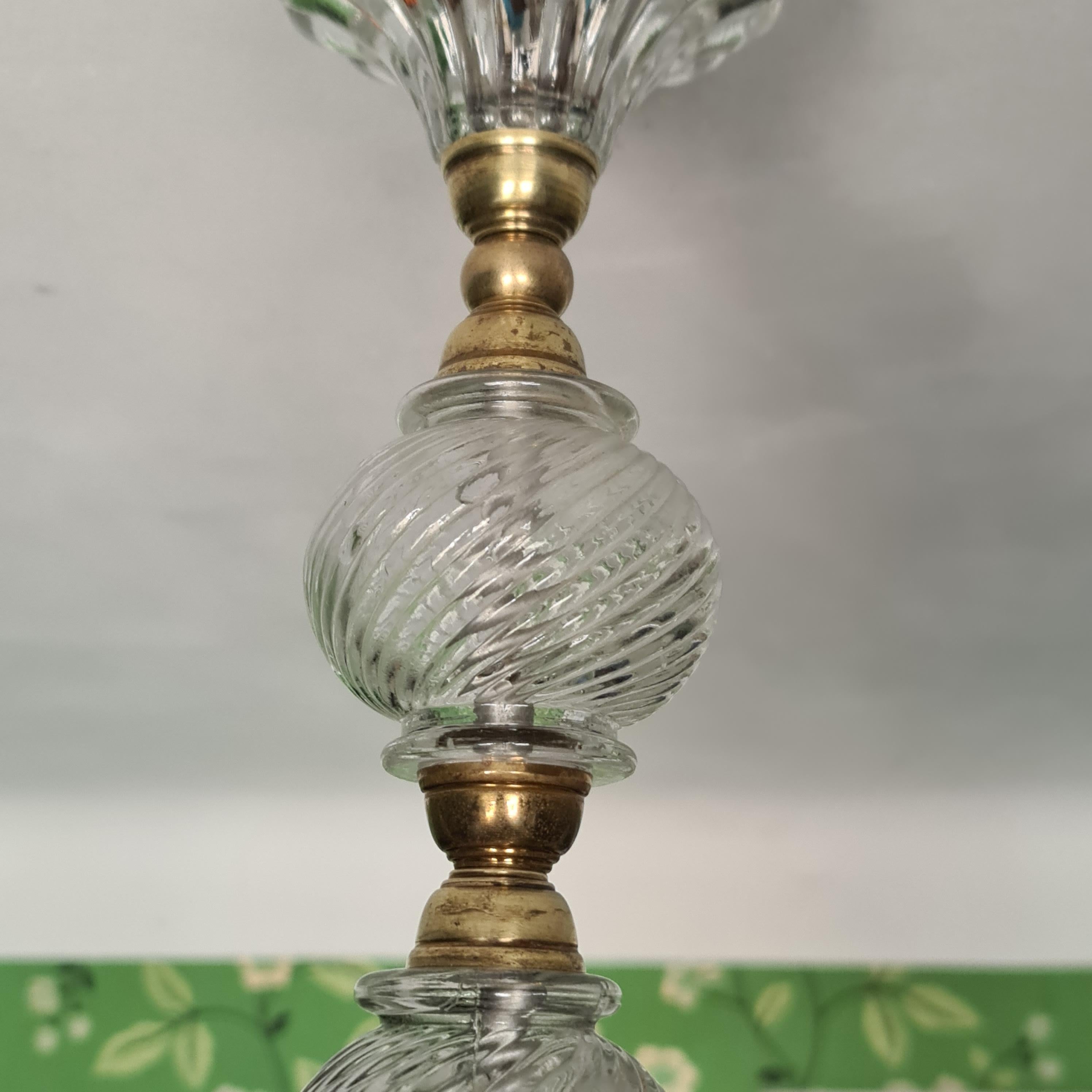 araña de cristal estilo murano mediados del siglo XX en venta