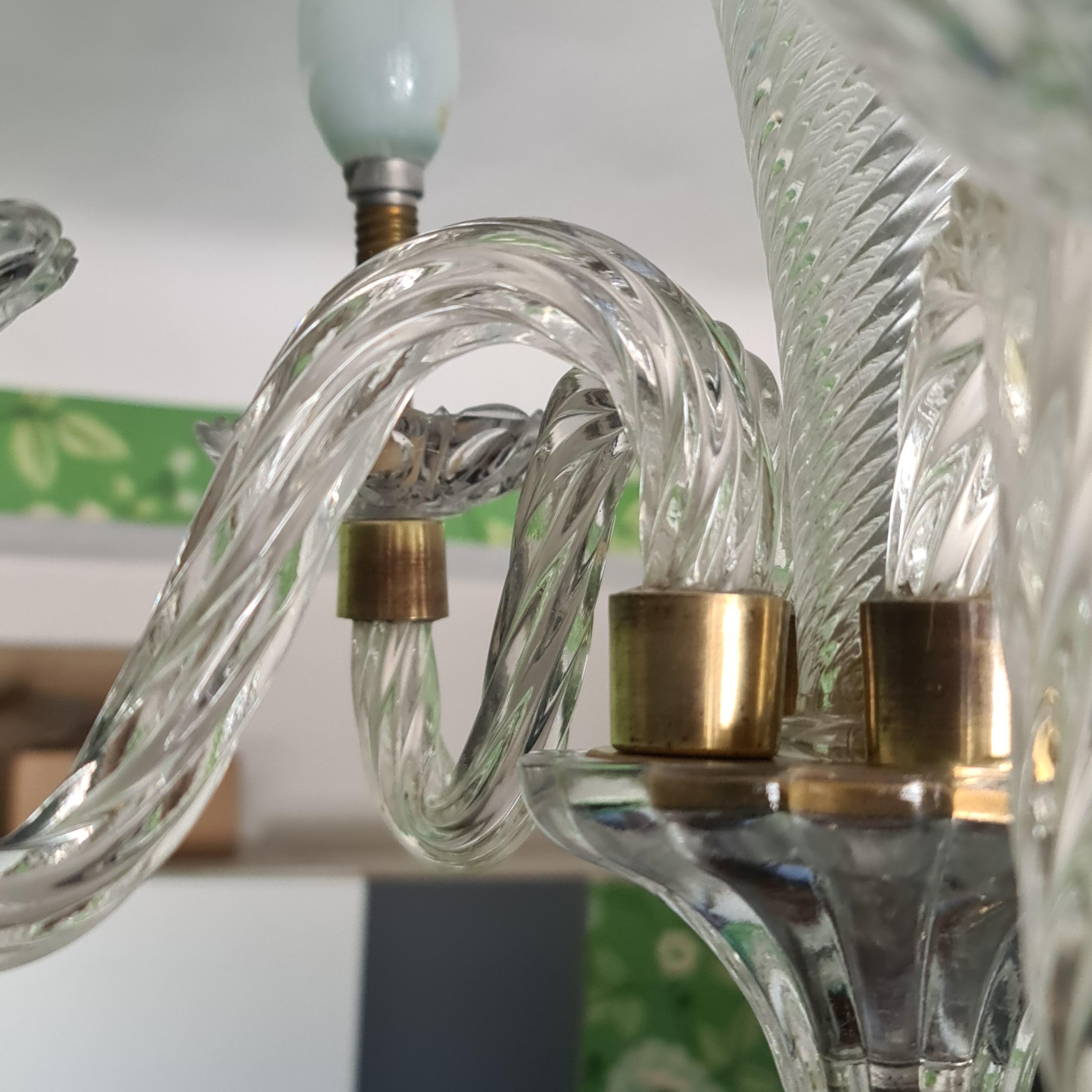 araña de cristal estilo murano Vidrio artístico en venta
