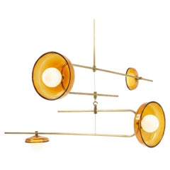 Lampadario in vetro PG032
