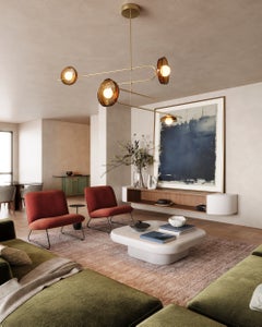 Lampadario in vetro PG032
