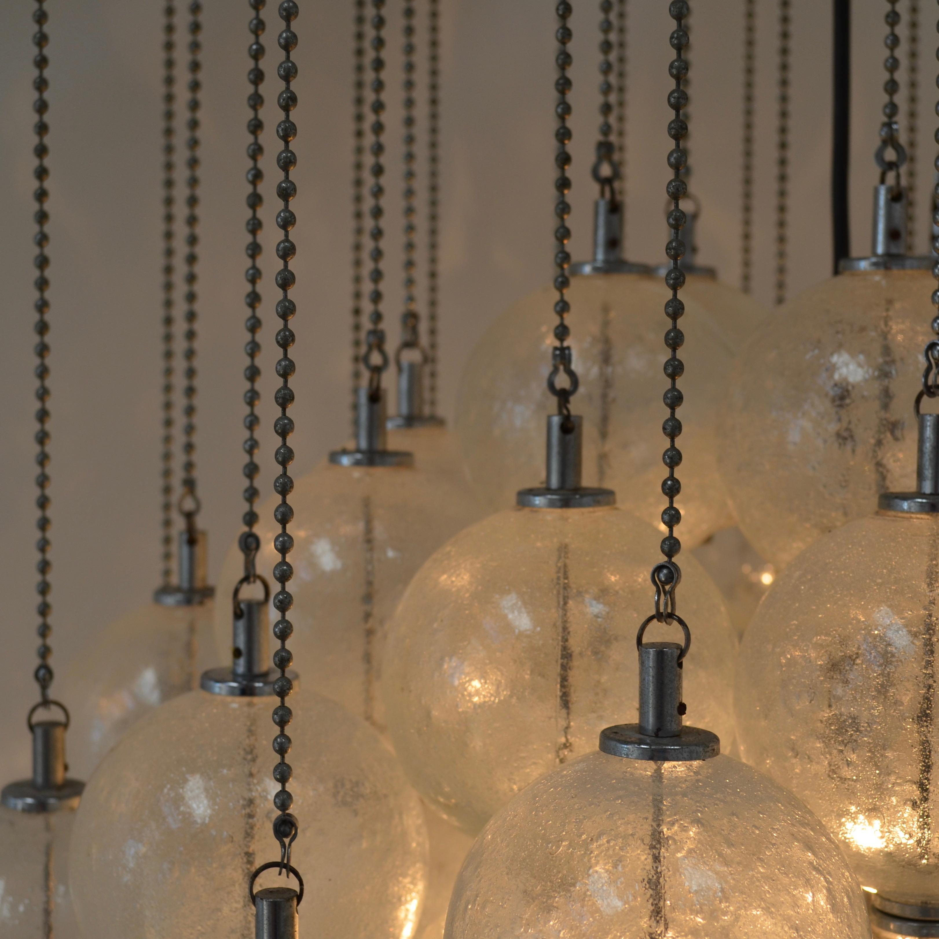 Dutch Glass Chandelier 'Sterrenbeeld' for RAAK Amsterdam, Netherlands