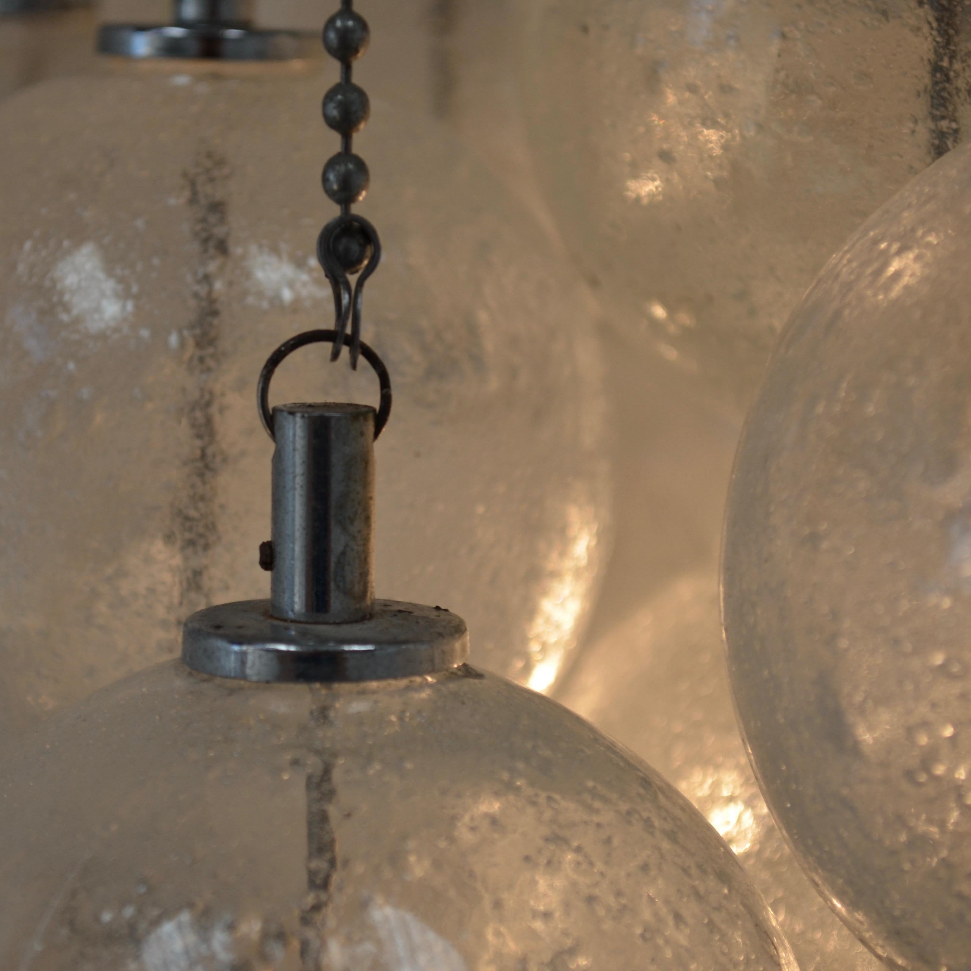 Glass Chandelier 'Sterrenbeeld' for RAAK Amsterdam, Netherlands In Good Condition In RHEEZERVEEN, Overijssel