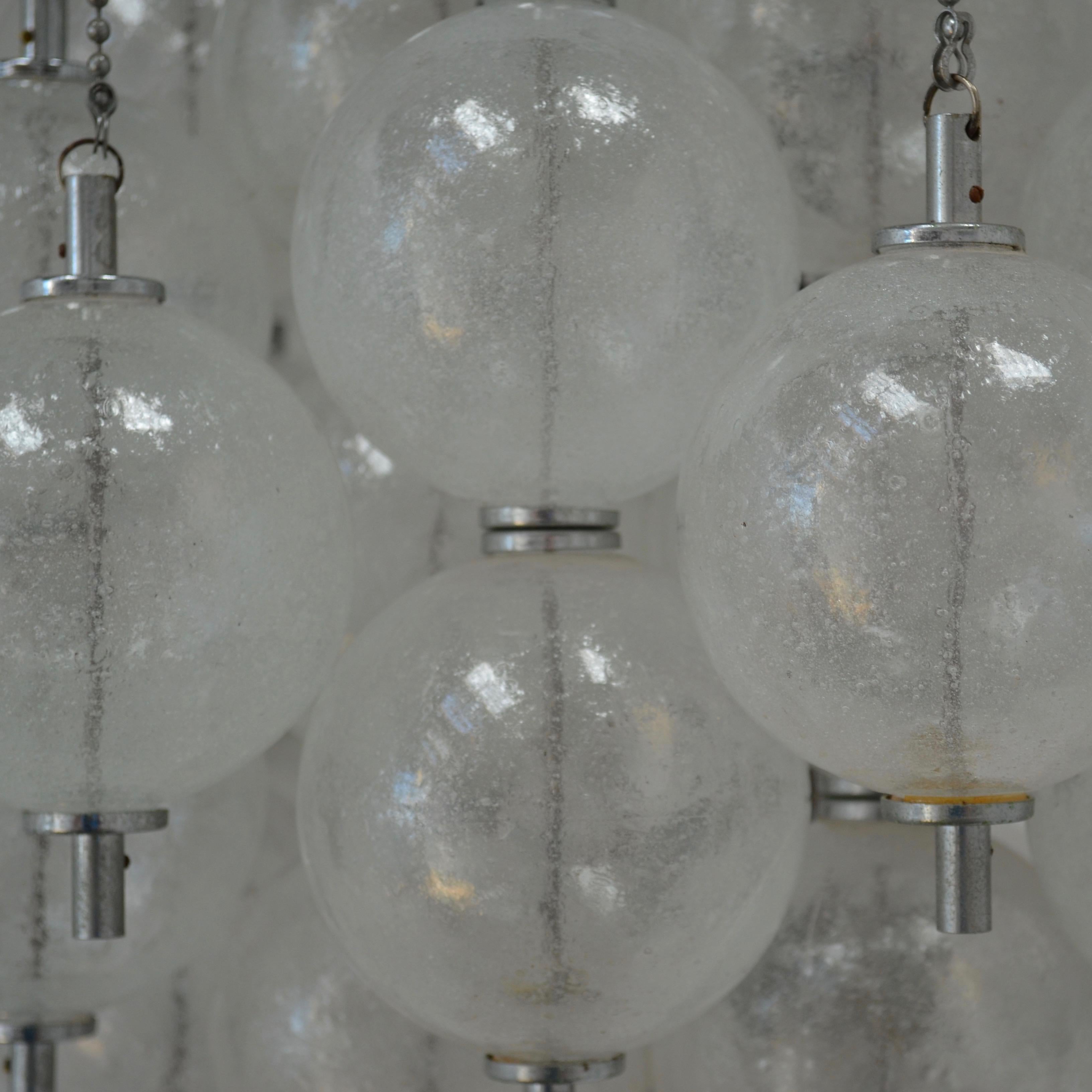 Glass Chandelier 'Sterrenbeeld' for RAAK Amsterdam, Netherlands 1