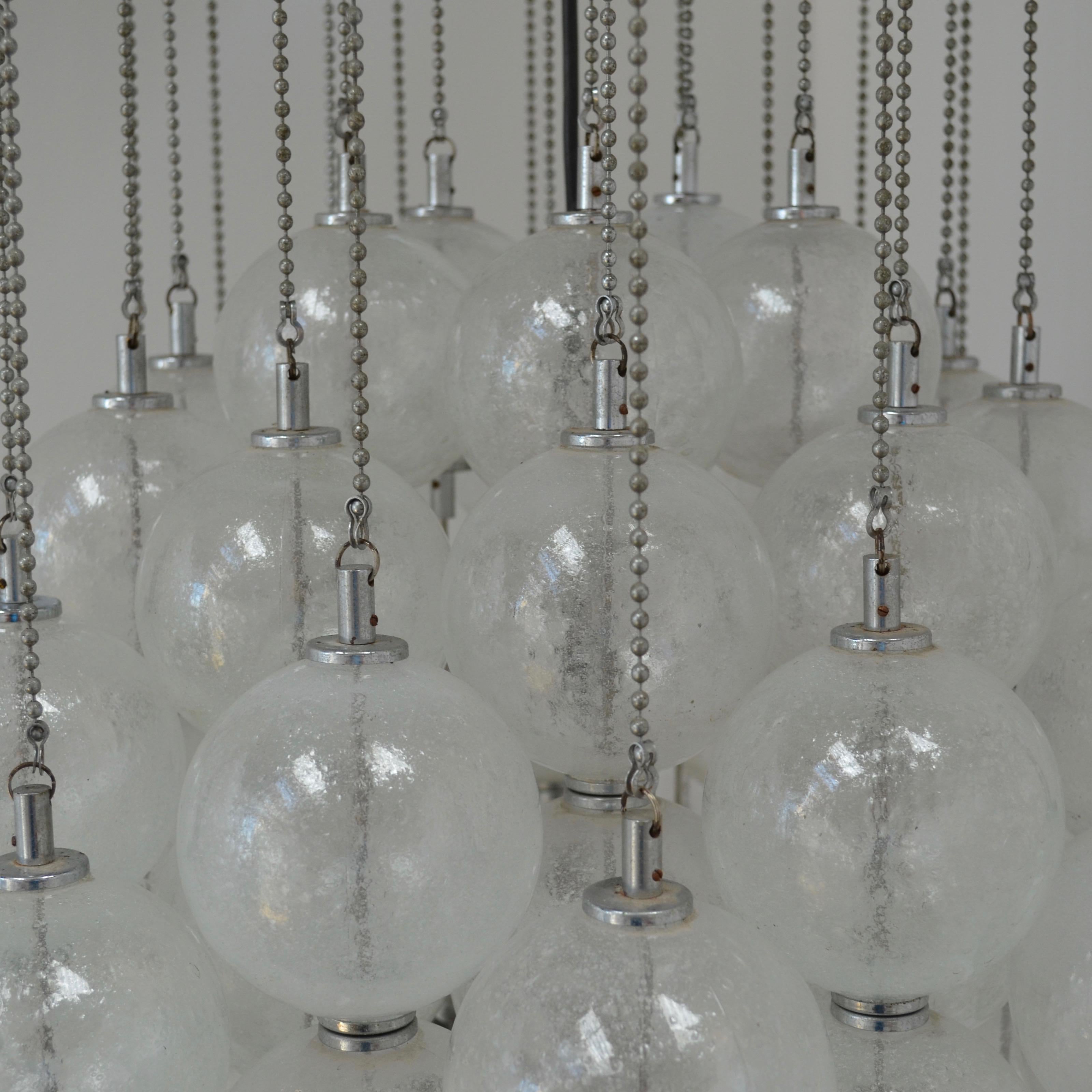 Glass Chandelier 'Sterrenbeeld' for RAAK Amsterdam, Netherlands 2