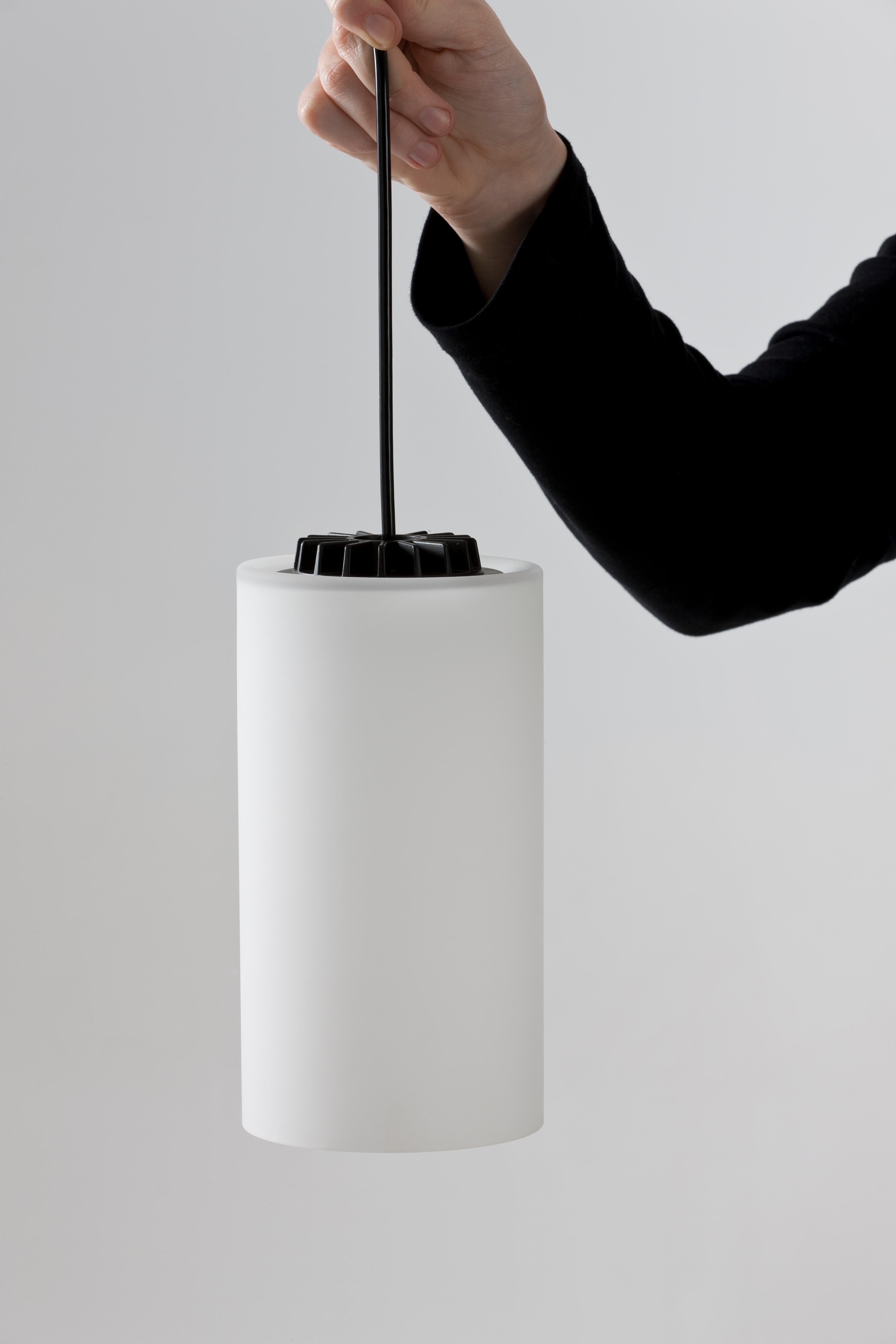 Glass Cirio Simple Pendant Lamp by Antoni Arola For Sale 1