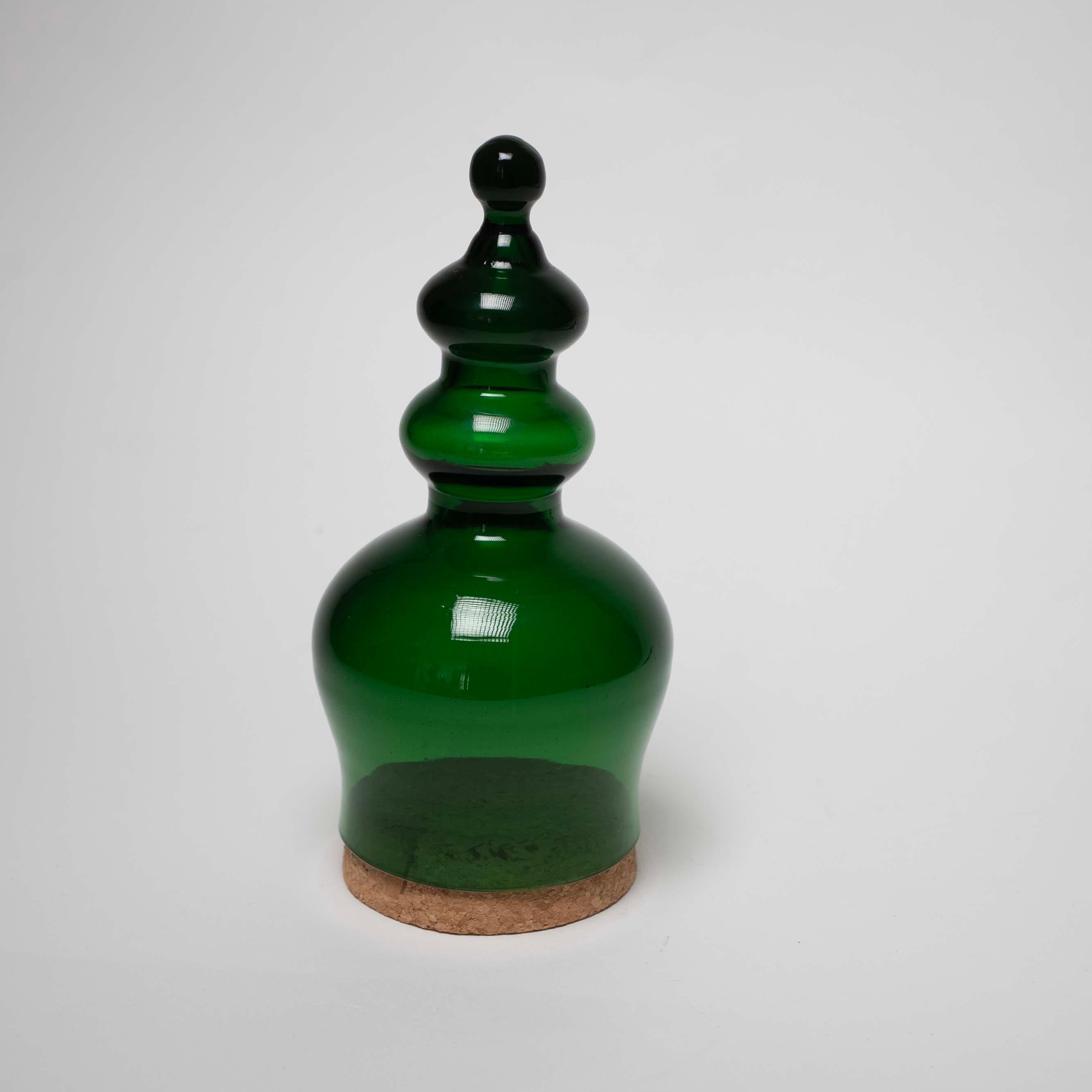 Svedese Cloche in vetro di Bertil Vallien per Boda Åfors Bruk, Svezia, 1950 ca. in vendita