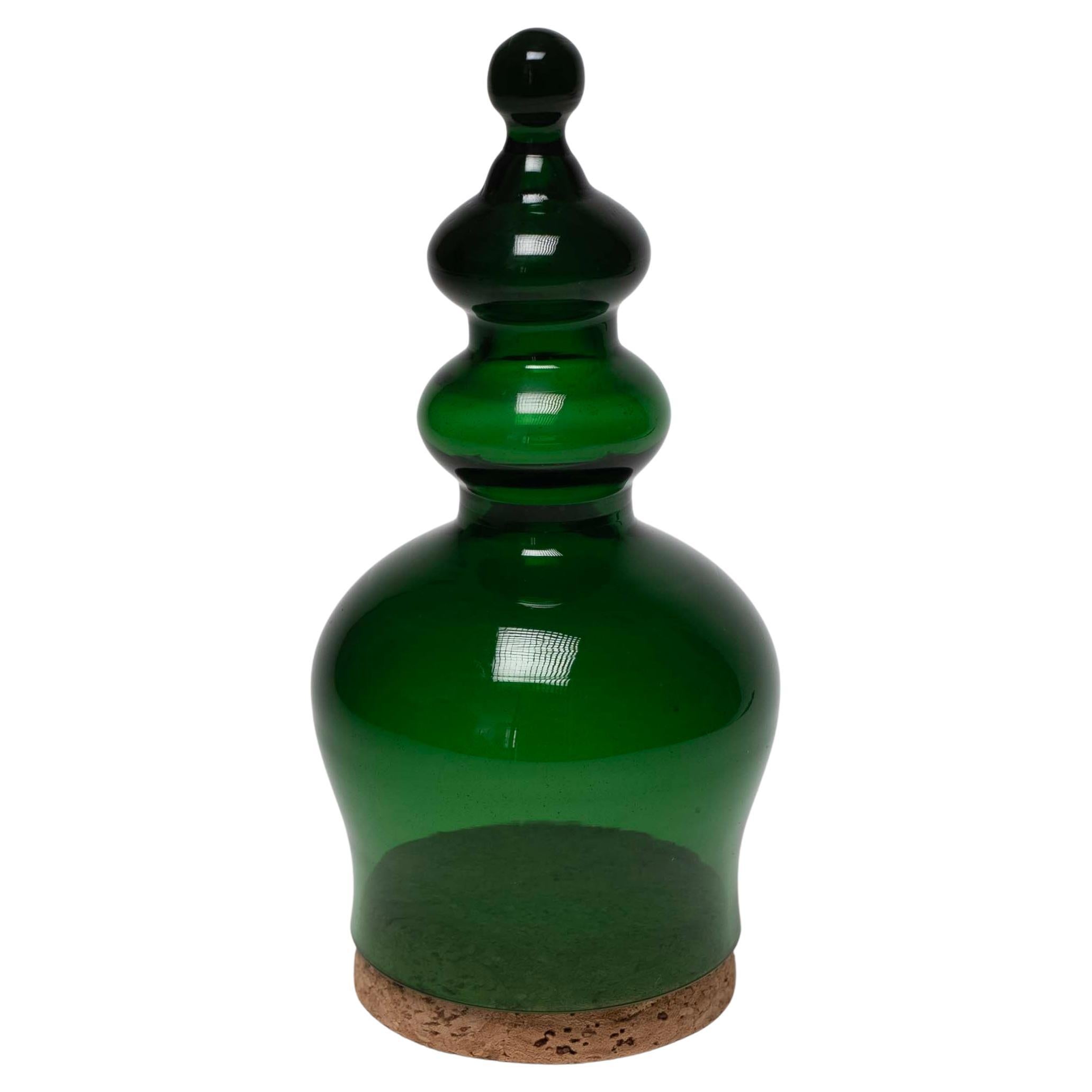 Cloche in vetro di Bertil Vallien per Boda Åfors Bruk, Svezia, 1950 ca. in vendita