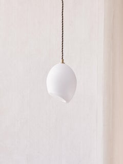 Glass Cluster Single Pendant in Glass and Porcelain by Farrah Sit