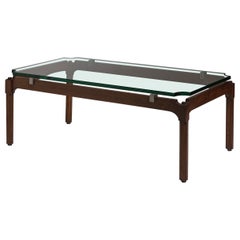 Glass Coffee Table by Adelmo Rascaroli, Italy, 1950s