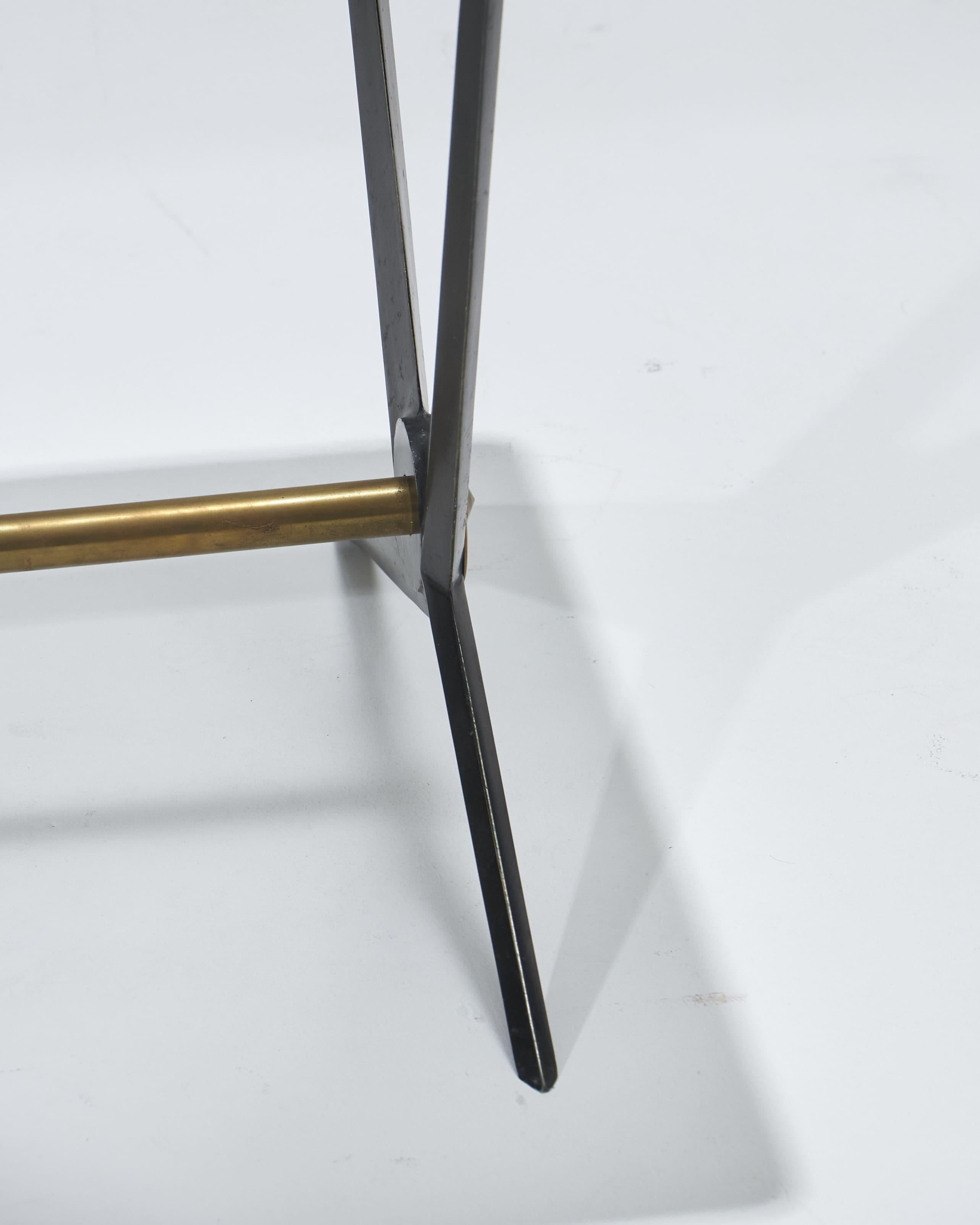 Couchtisch aus Glasglas von Angelo Ostuni, 1950er Jahre im Angebot 5