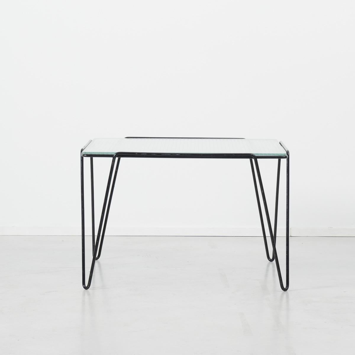 Mid-Century Modern Glass Coffee Table by Buena De Mesquita for Groos Holland, Netherlands, 1950s