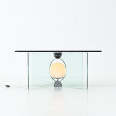 Glass Coffee Table by Giorgio Reggiori for Gallotti & Radice