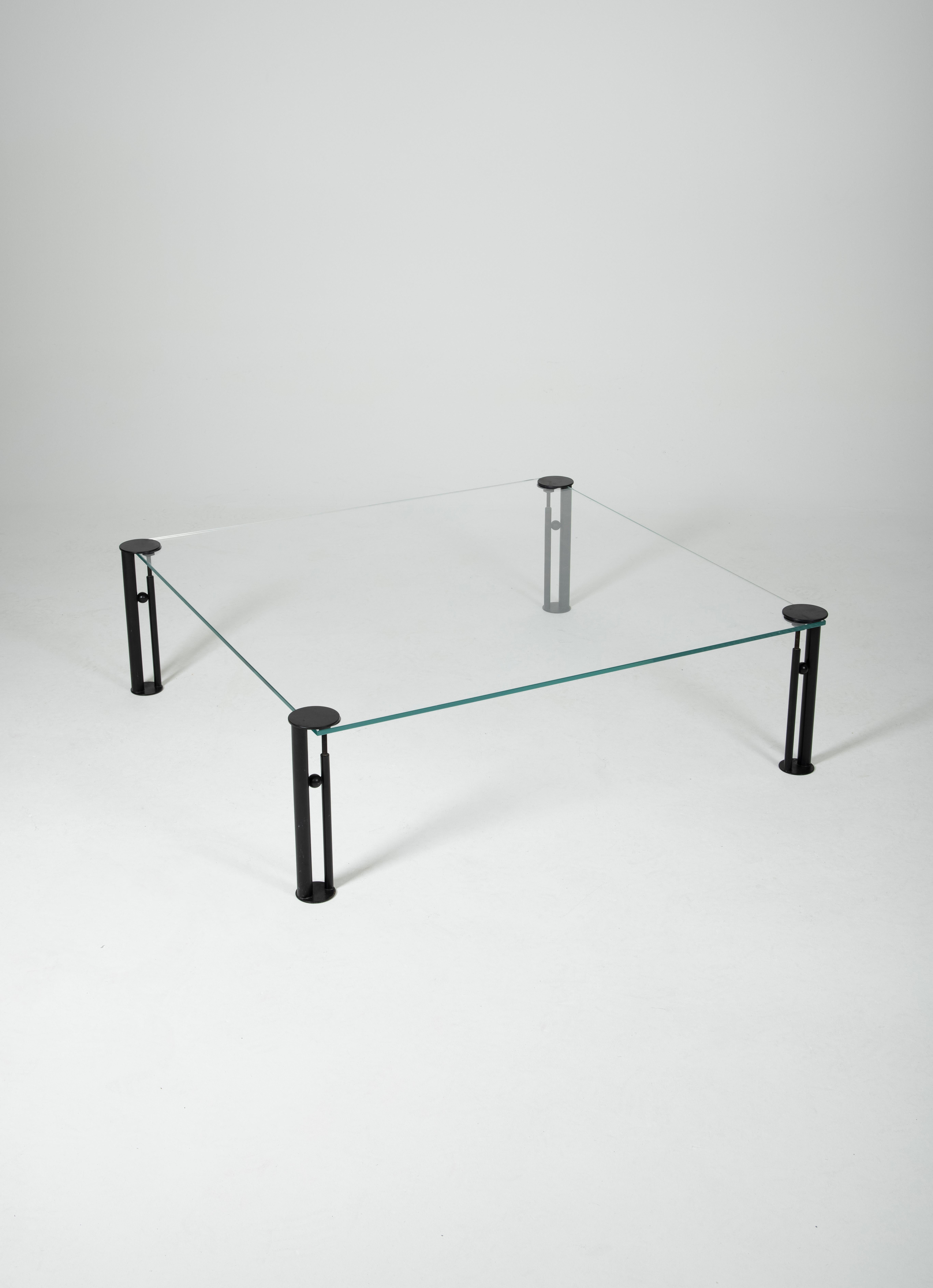 20th Century Glass coffee table by Philippe Starck