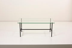 Glass Coffee Table by Pierre Guariche for Disderot, France, 1950s
