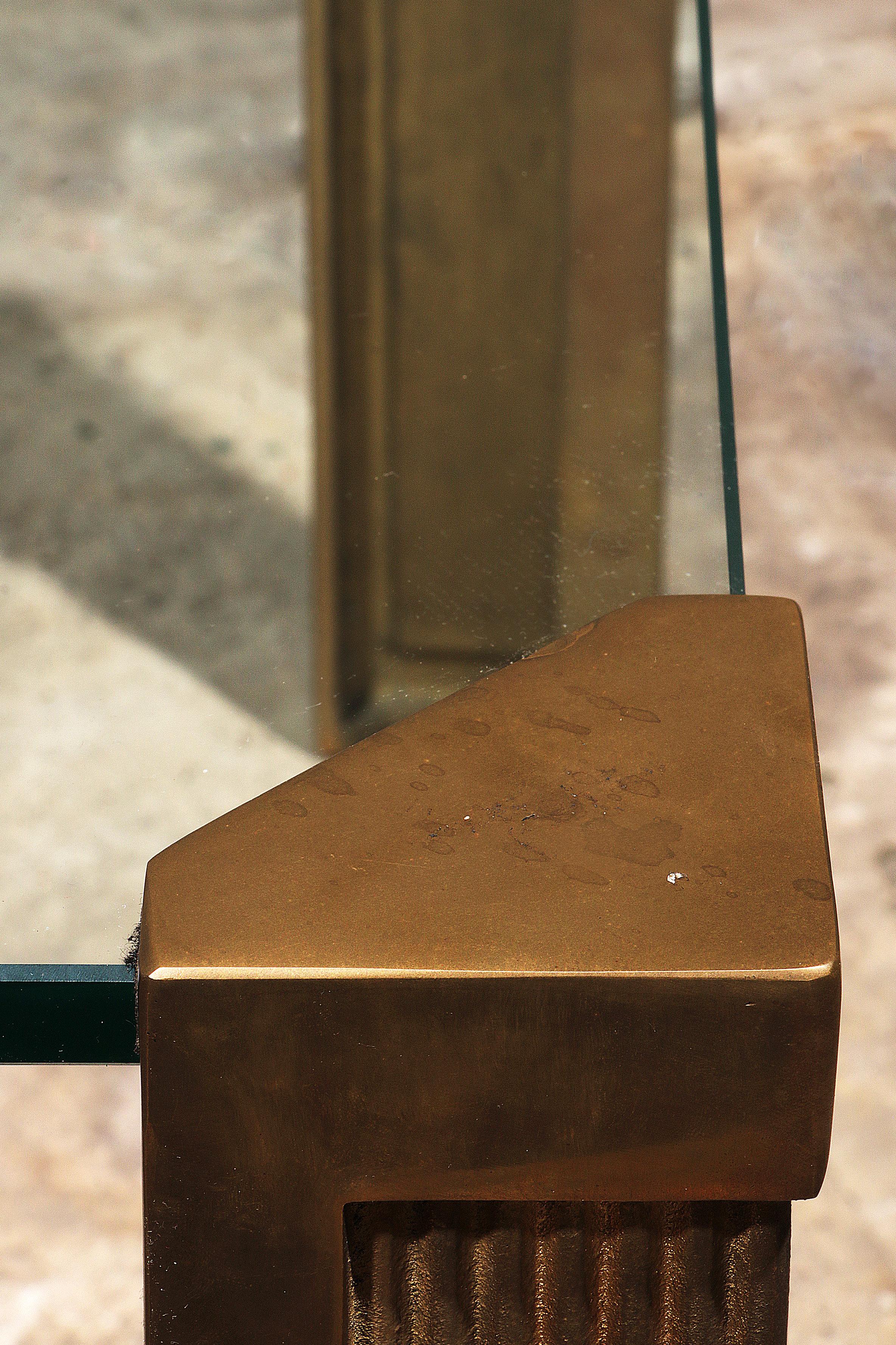 Fin du 20e siècle Design de table basse en verre de Peter Ghyczy, années 1970, modèle T14 en vente