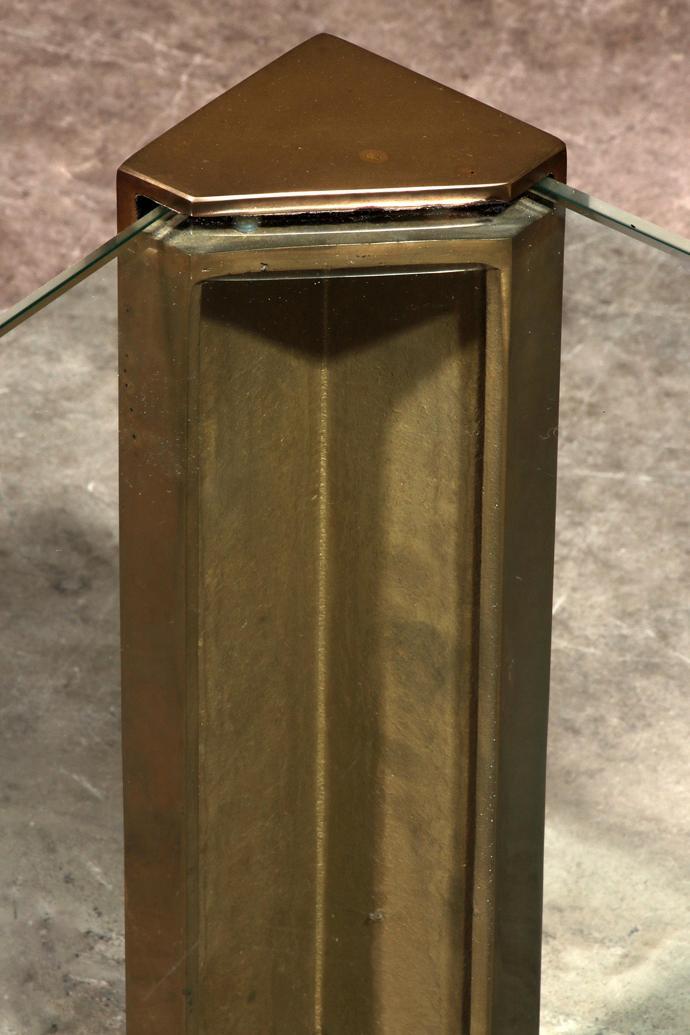 Design de table basse en verre de Peter Ghyczy, années 1970, modèle T14 en vente 1