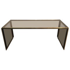 Glass Coffee Table, Italy, Romeo Rega, Design, 1960s