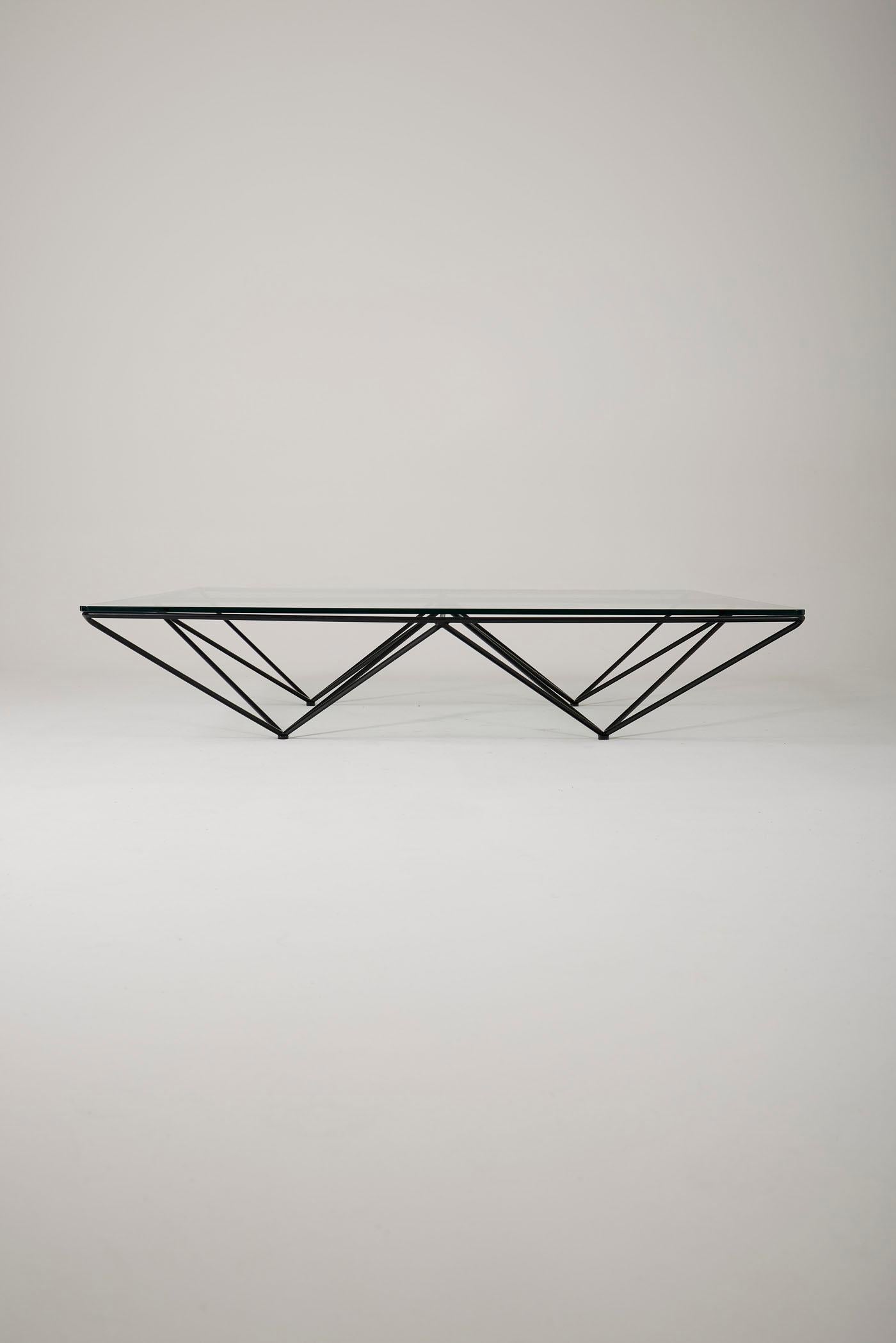  Glass coffee table Paolo Piva In Good Condition In PARIS, FR