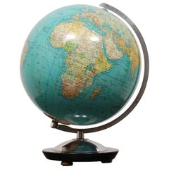 Glass Columbus Duo Globe from Columbus Verlag, 1960s