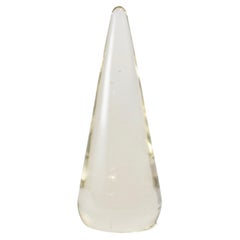 Glass Cone Sculpture