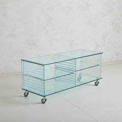 Glass Console by Ron Arad for FIAM, Italy 1980s