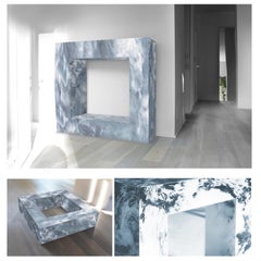 Glass Console/Coffee Table Aquae. Turnable on All Side, Limited Edition