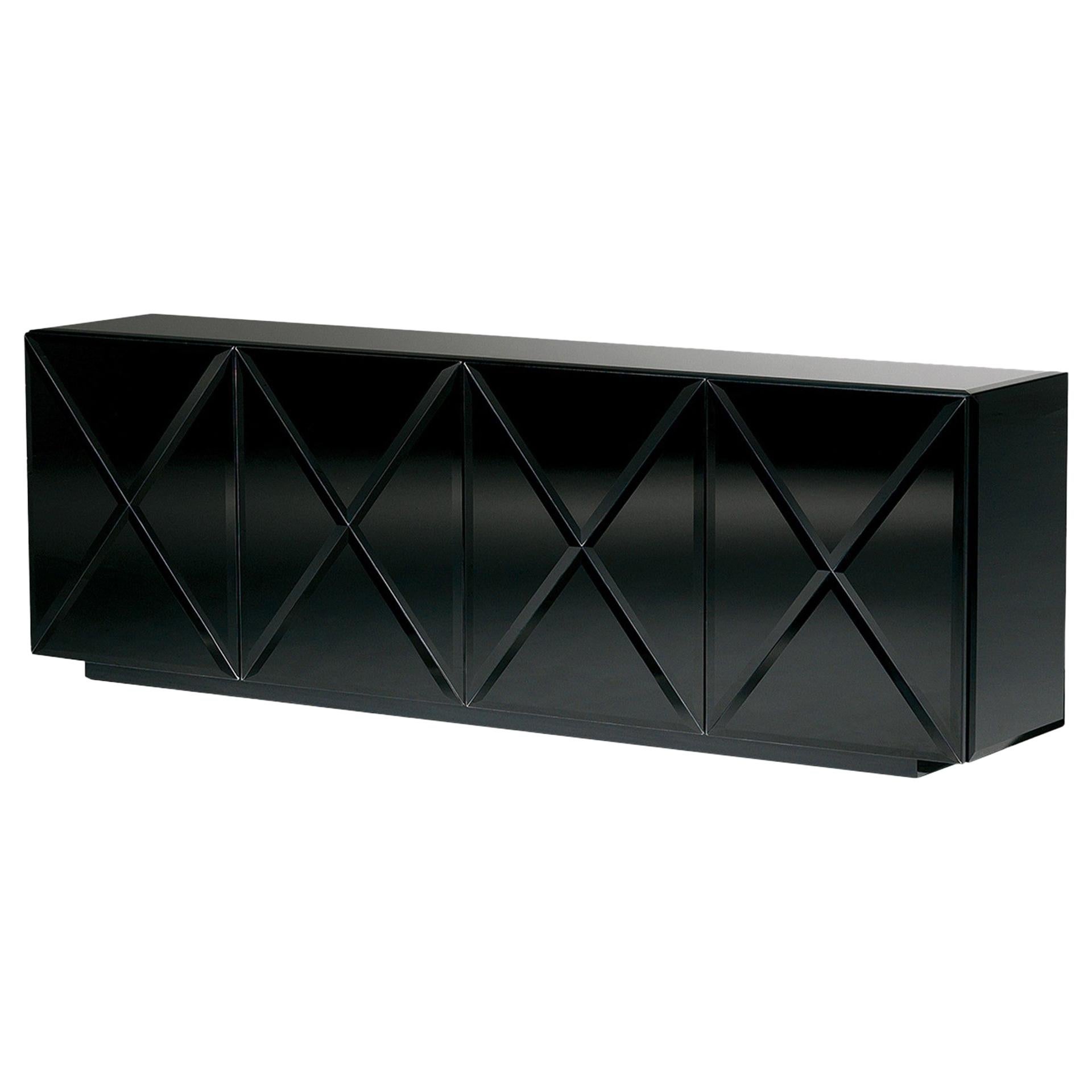 Glass Contemporary and Customizable Sideboard by Luísa Peixoto For Sale
