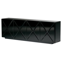 Glass Contemporary and Customizable Sideboard by Luísa Peixoto