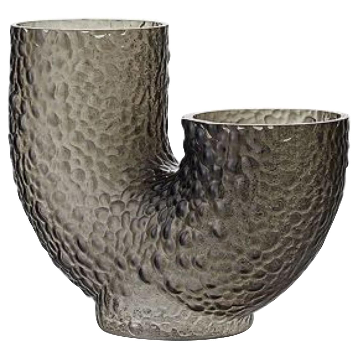 Vase contemporain verre en vente