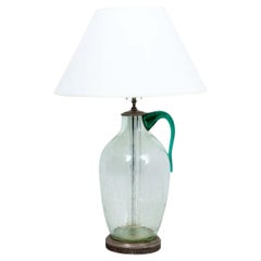 Glass Crackle Urn Lamp