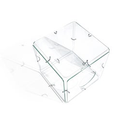 Glass Cube Table (Clear), Gerald McCabe