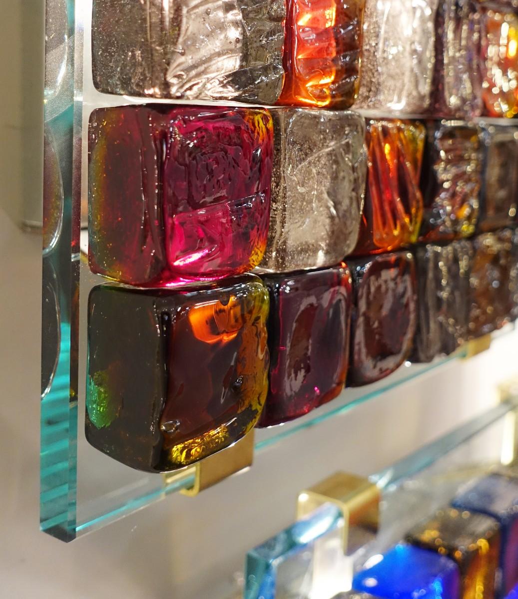 glass cube walls